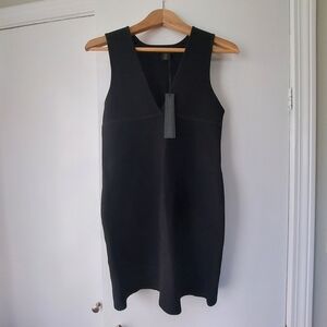 House of Harlow 1960 Knit Stretch Bandage Black Mini Dress